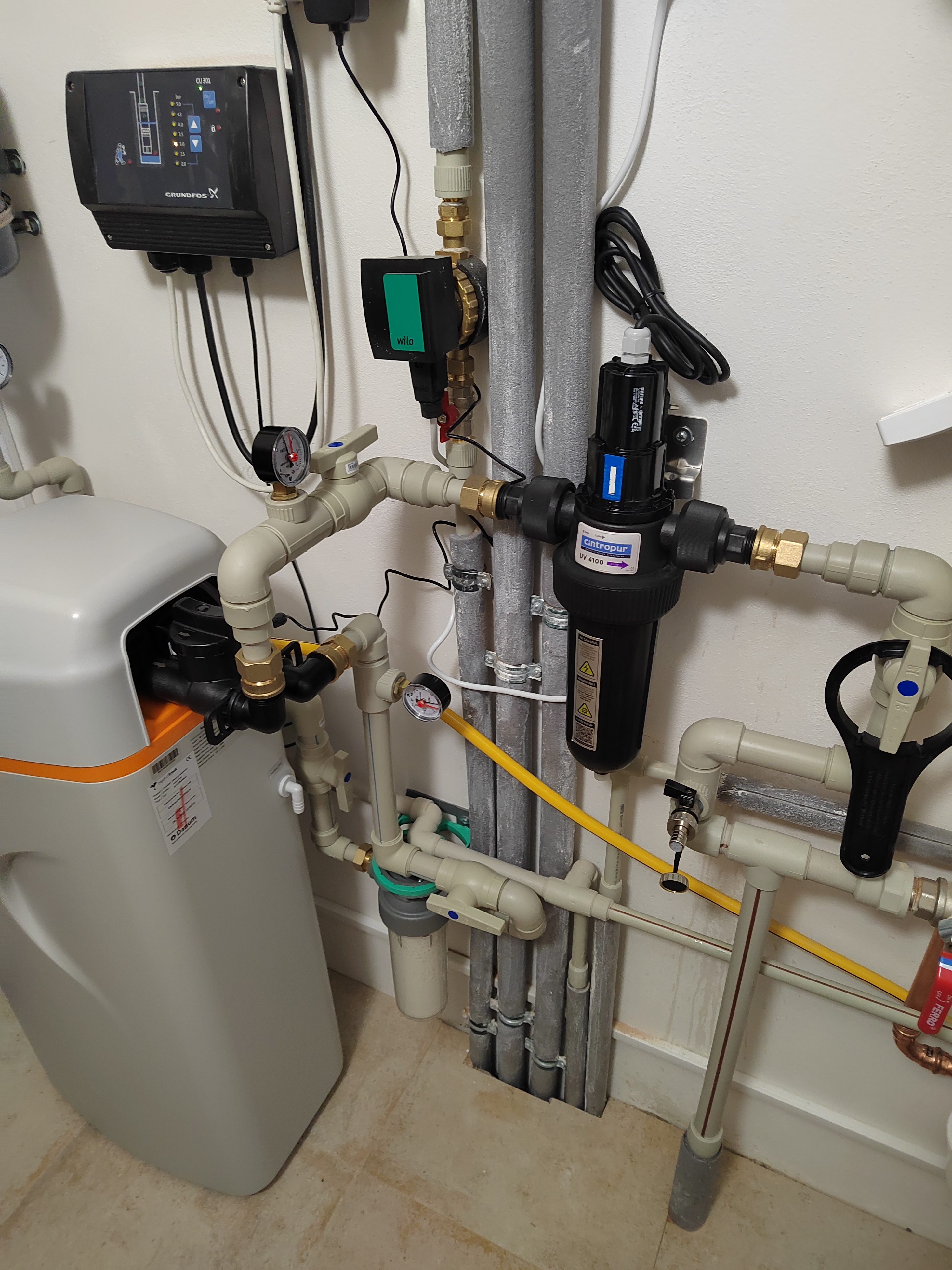 Instalace UV sterilizátoru vody Cintropur UV4100 3