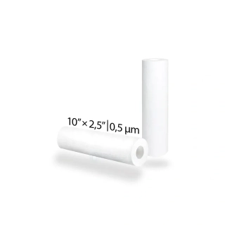 Polypropylenová lisovaná filtrační vložka 10”x2.5” 0,5 µm, PPS-10005