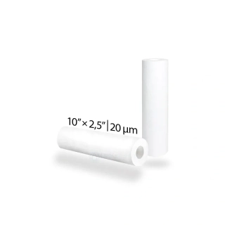 Polypropylenová lisovaná filtrační vložka 10”x2.5” 20 µm, PPS-1020